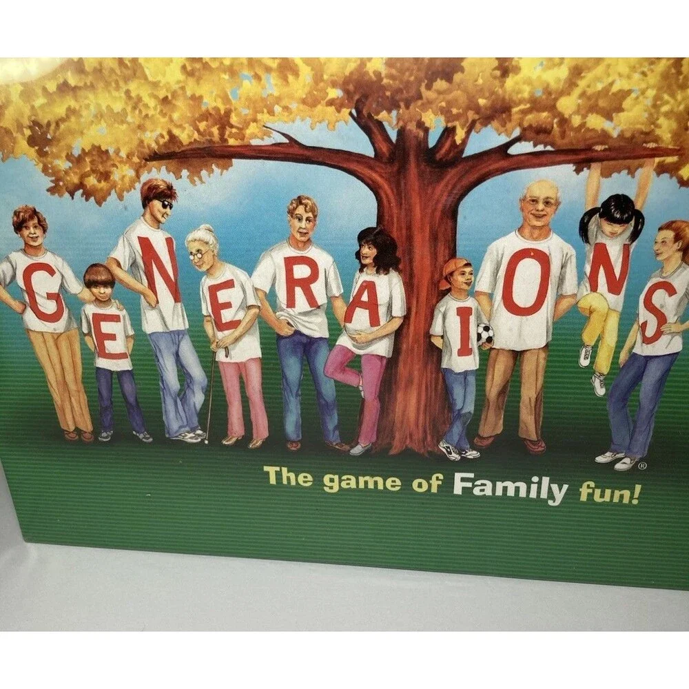 1996 Vintage Generations The Game of Family Fun Board Game New Sealed
